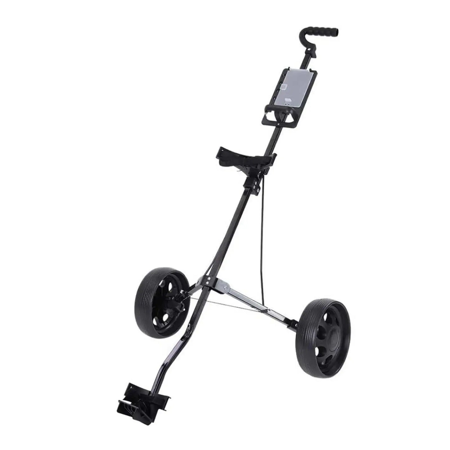 Golf Cart with 2 Wheel Foldable Cart Easy to Carry Golf Trolley Golf Walking Pull Cart Pushcart Golf Bag Cart Golf Equipment