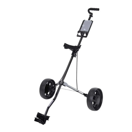 Golf Cart with 2 Wheel Foldable Cart Easy to Carry Golf Trolley Golf Walking Pull Cart Pushcart Golf Bag Cart Golf Equipment