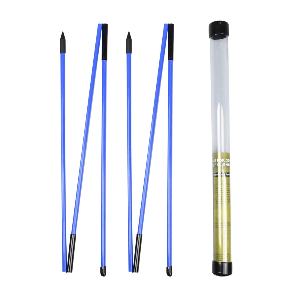Elevate Your Golf Game with the 2 Pack Collapsible Golf Alignment Sticks - Perfect Training Aids for Swing Accuracy and Performance