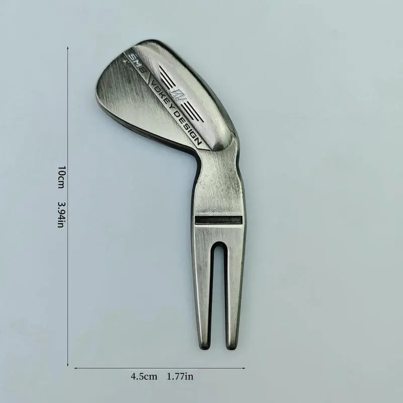 Golf Pitch Mark Tool, 2 Counts/Set Zinc Alloy Golf Pitch Mark Tool, Golf Accessories for Men,Suitable for Enthusiasts, Golf Equipment
