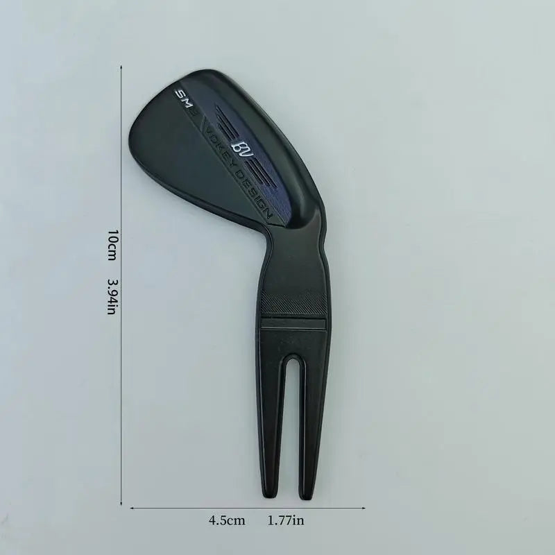 Golf Pitch Mark Tool, 2 Counts/Set Zinc Alloy Golf Pitch Mark Tool, Golf Accessories for Men,Suitable for Enthusiasts, Golf Equipment