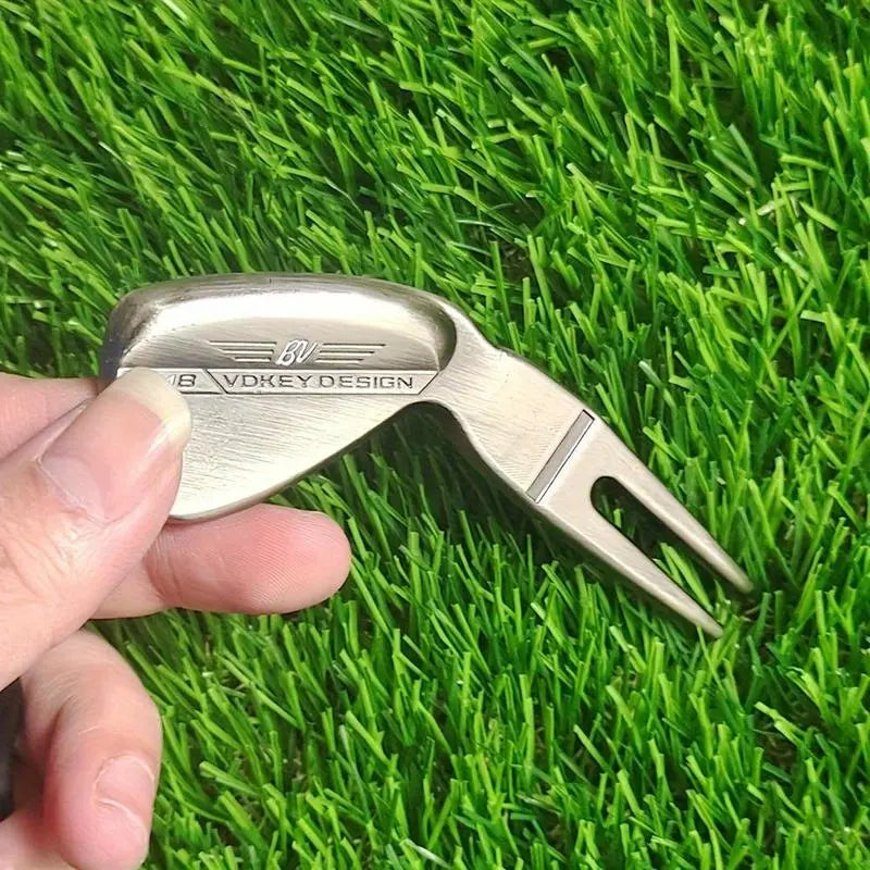 Golf Pitch Mark Tool, 2 Counts/Set Zinc Alloy Golf Pitch Mark Tool, Golf Accessories for Men,Suitable for Enthusiasts, Golf Equipment