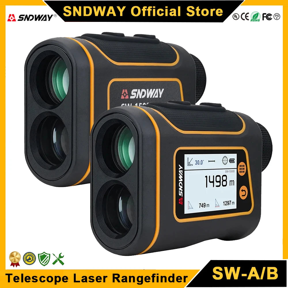 Professional Telescope Industrial Rangefinder Telemeters Golf Range Finder Binoculars 600M 1000M 1500M Distance Meter